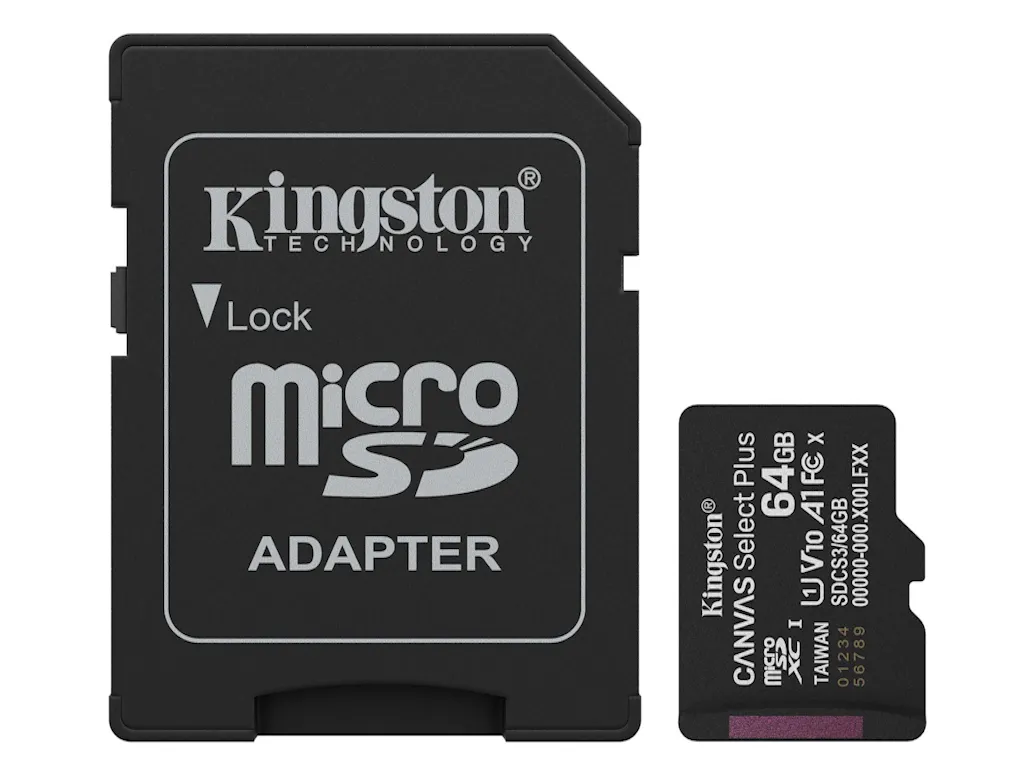 Memorije kartice KINGSTON SDCS3/64GB/microSDXC/64GB/Class10 U1/80MB/s-10MB/s+adapter Slika 1